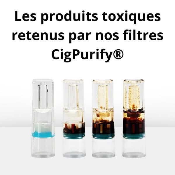 Filtres anti-goudron en action